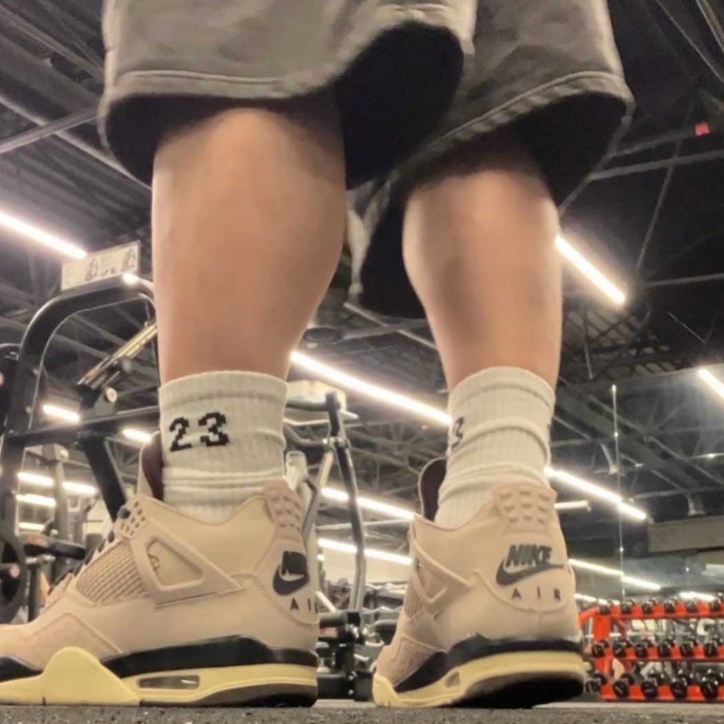 (W) Jordan 4 x A Ma Maniere Retro OG SP W.Y.W.S. 착용 스타일 - 3