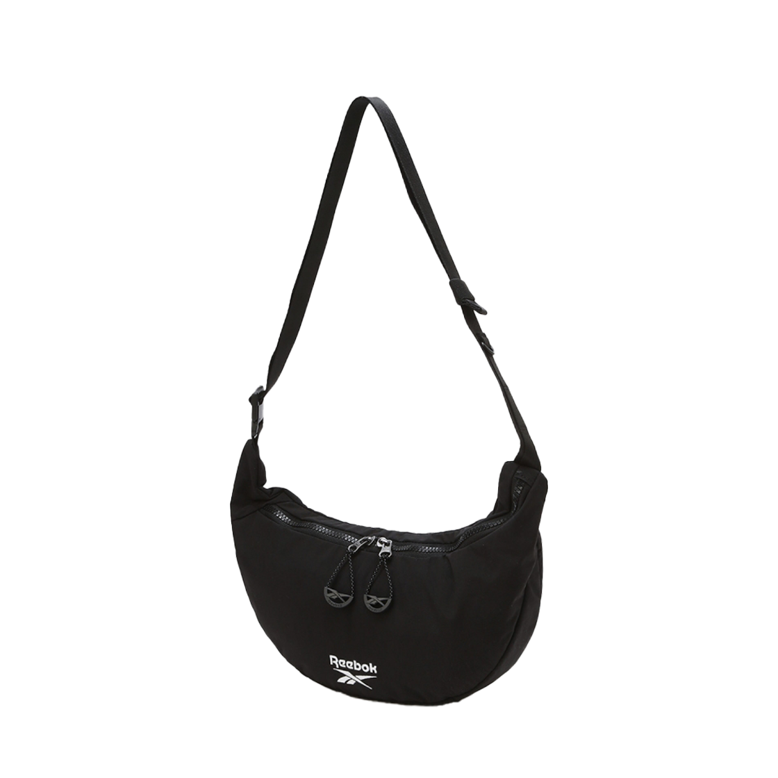 REBA4EY32BK Reebok Vector Nylon Mini Hobo Bag Black