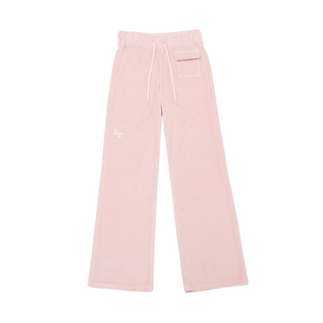(W) 아이당 클럽 퍼 벨벳 팬츠 핑크((W) Idang Club Fur Velvet Pants Pink)