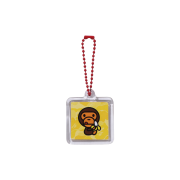 BAPE Kids Camo Banana Milo Keychain Yellow