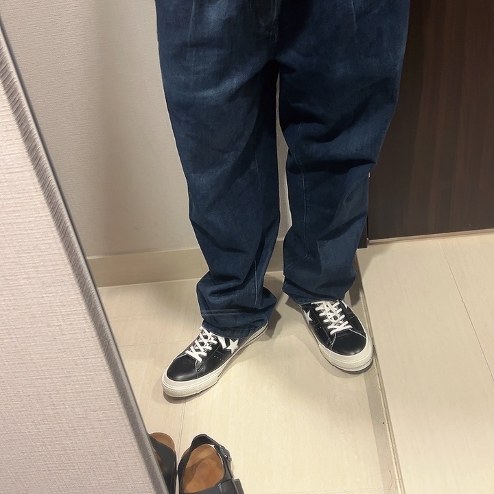Converse One Star Ox Black 착용 스타일 - 2