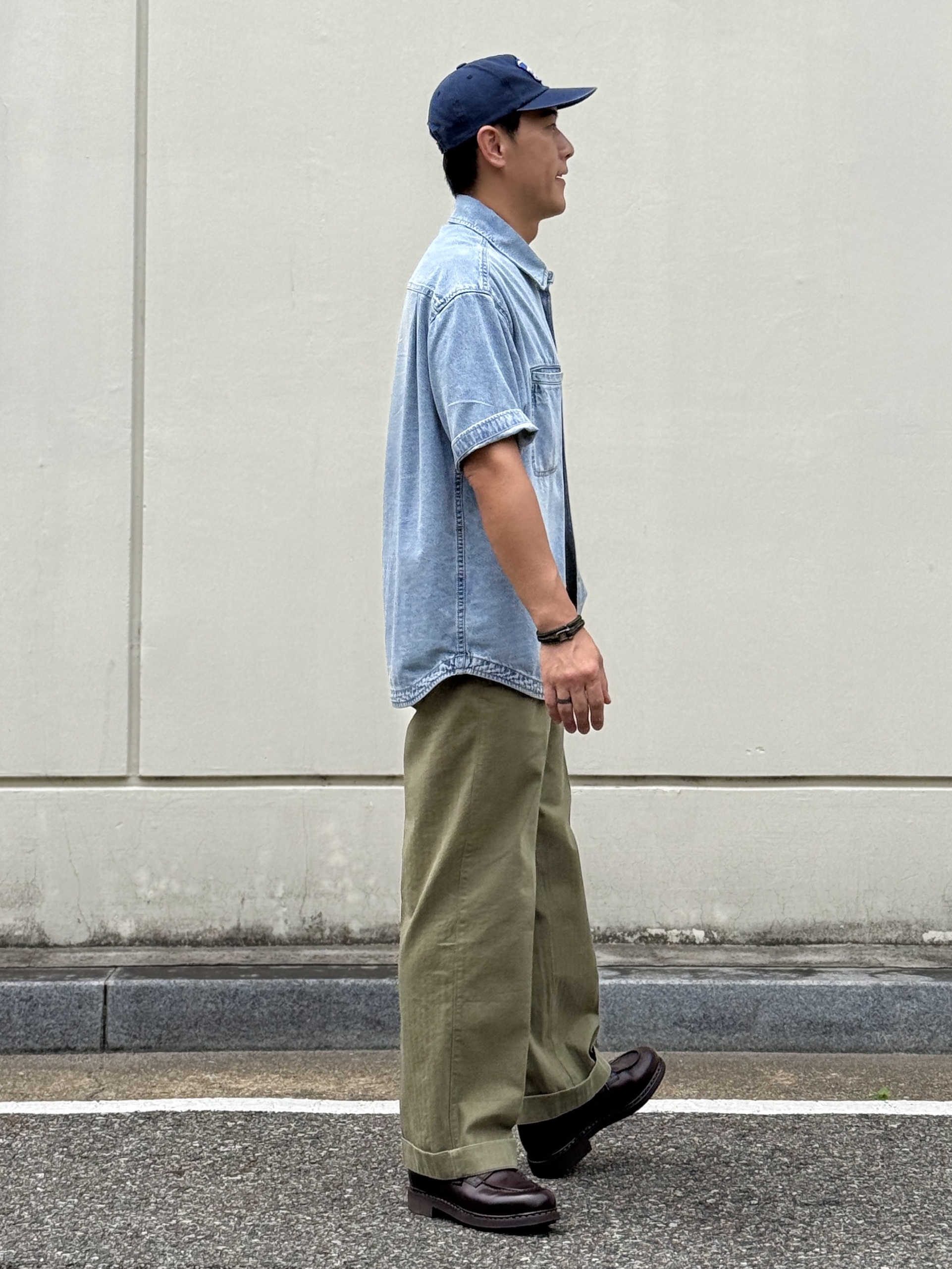 Paraboot Chambord Tex Lisse Cafe 착용 스타일 - 3