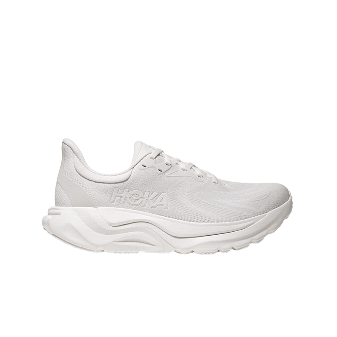(W) 호카 아라히 8 화이트 - 와이드((W) Hoka Arahi 8 White - Wide)