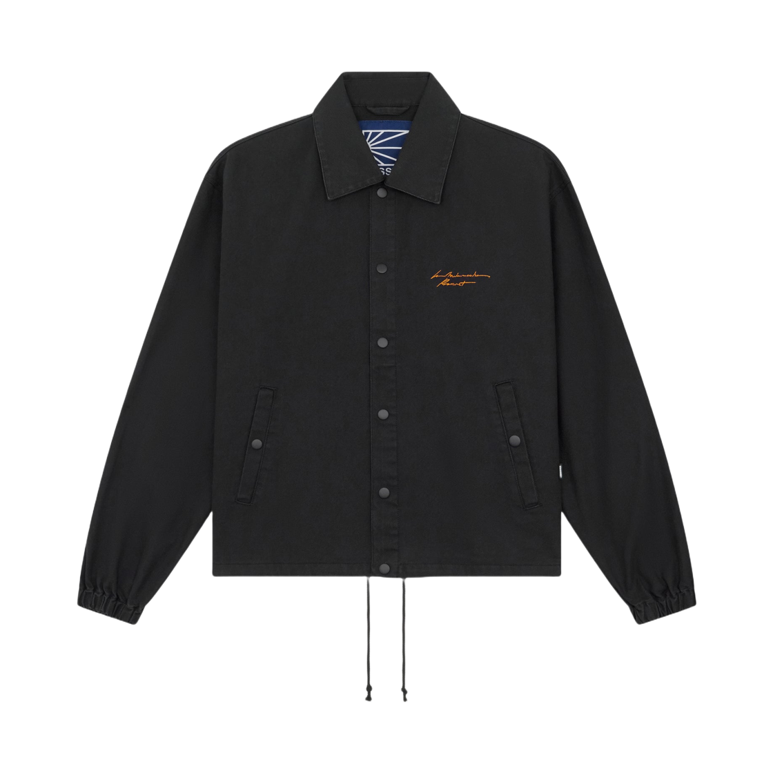 라스벳 라 멜랑콜리아 코치 자켓 블랙(Rassvet La Melancolia Coach Jacket Black)
