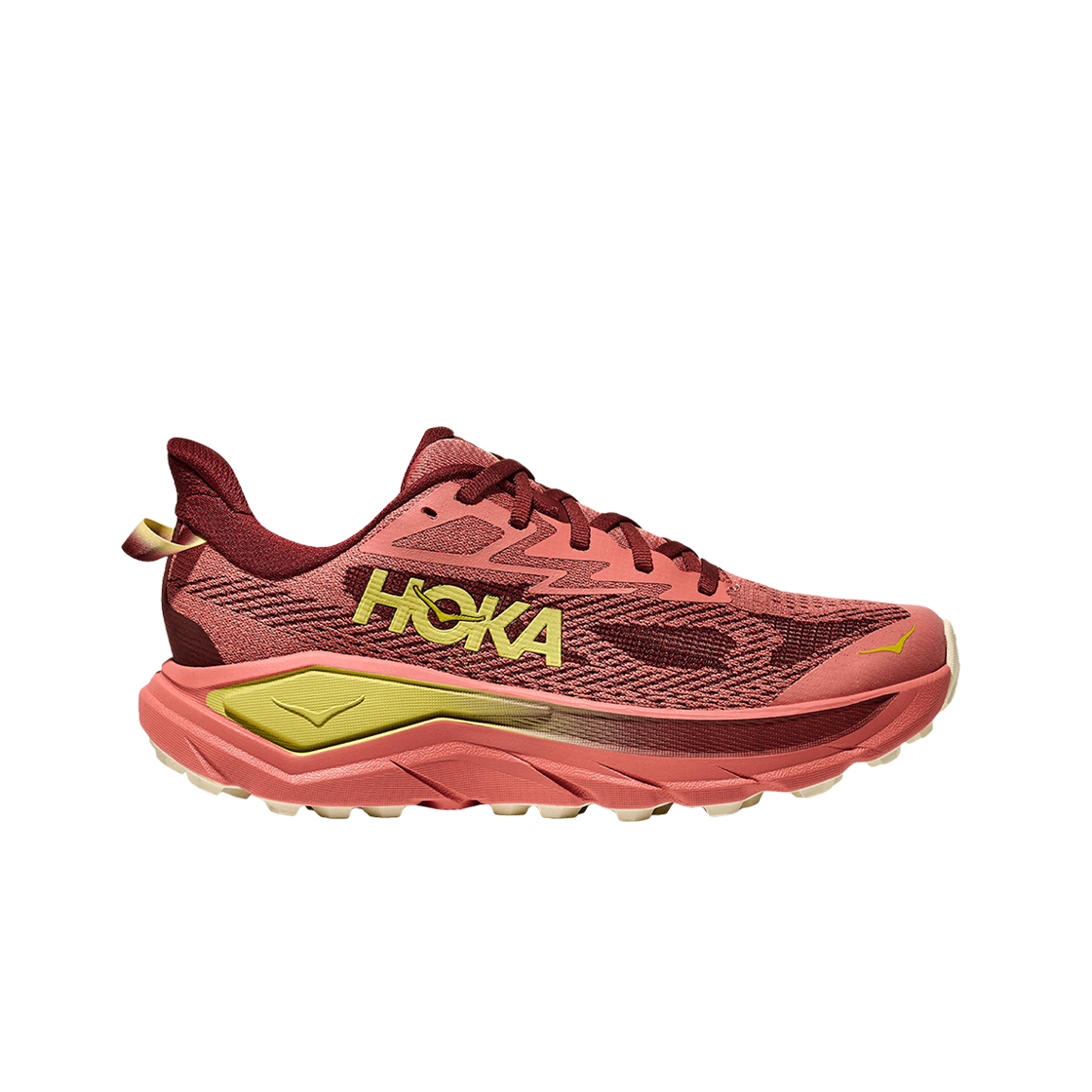 1168719-BSHD (W) Hoka Challenger 8 Blush Dark Cedar - Wide