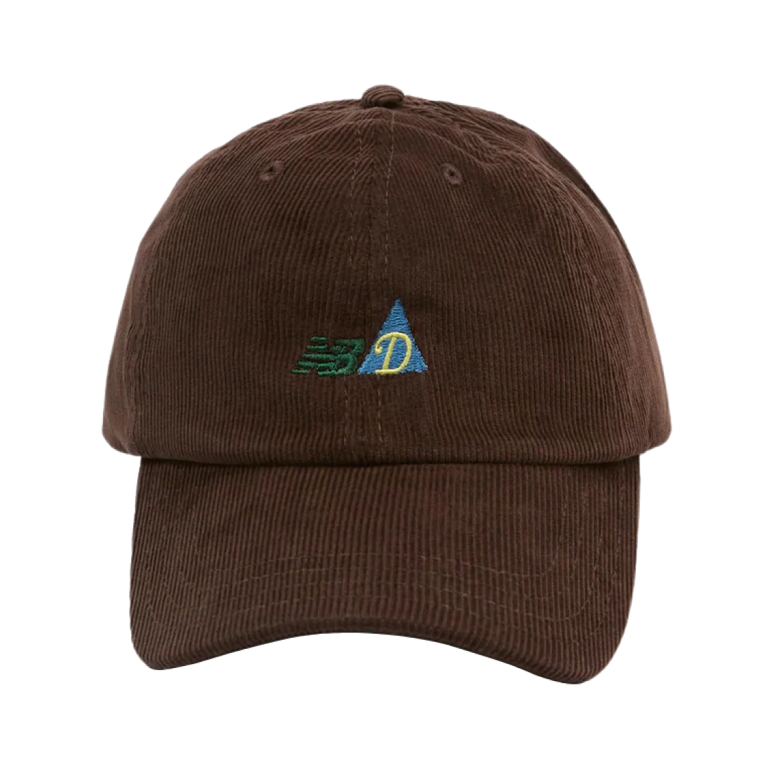 드레익스 x 뉴발란스 코듀로이 코튼 베이스볼 캡 브라운(Drake’s x New Balance Corduroy Cotton Baseball Cap Brown)