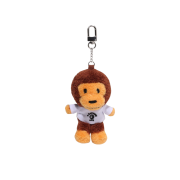 BAPE Baby Milo College T-Shirt Plush Doll Key Chain Brown