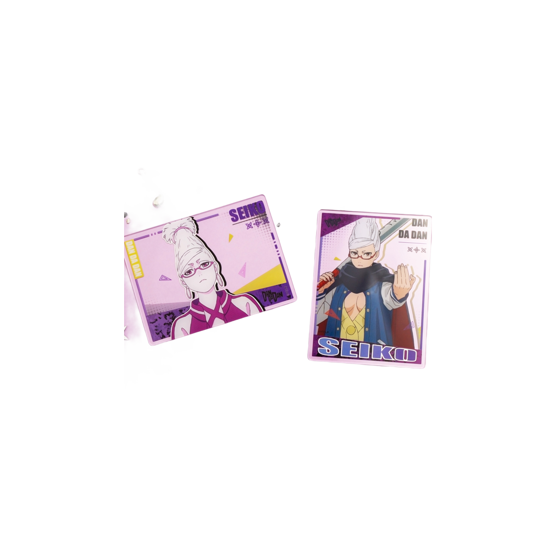 키쿠 단다단 세이코 투명 아크릴카드(KIKU Dandadan Seiko Transparent Acrylic Card)