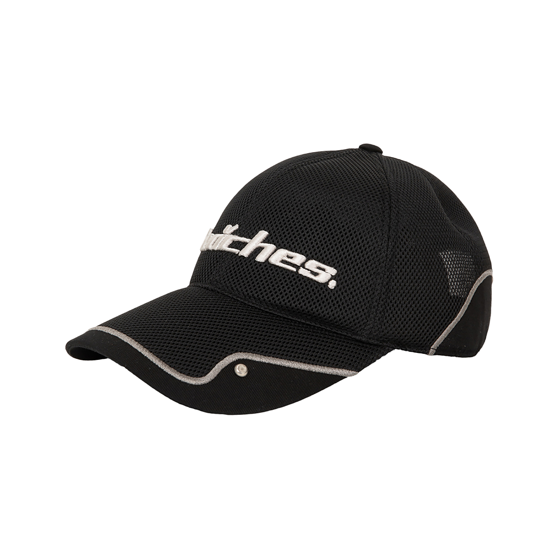 피치스 타이포로고 리벳 메쉬 캡(Peaches. Typelogo Rivet Mesh Cap)
