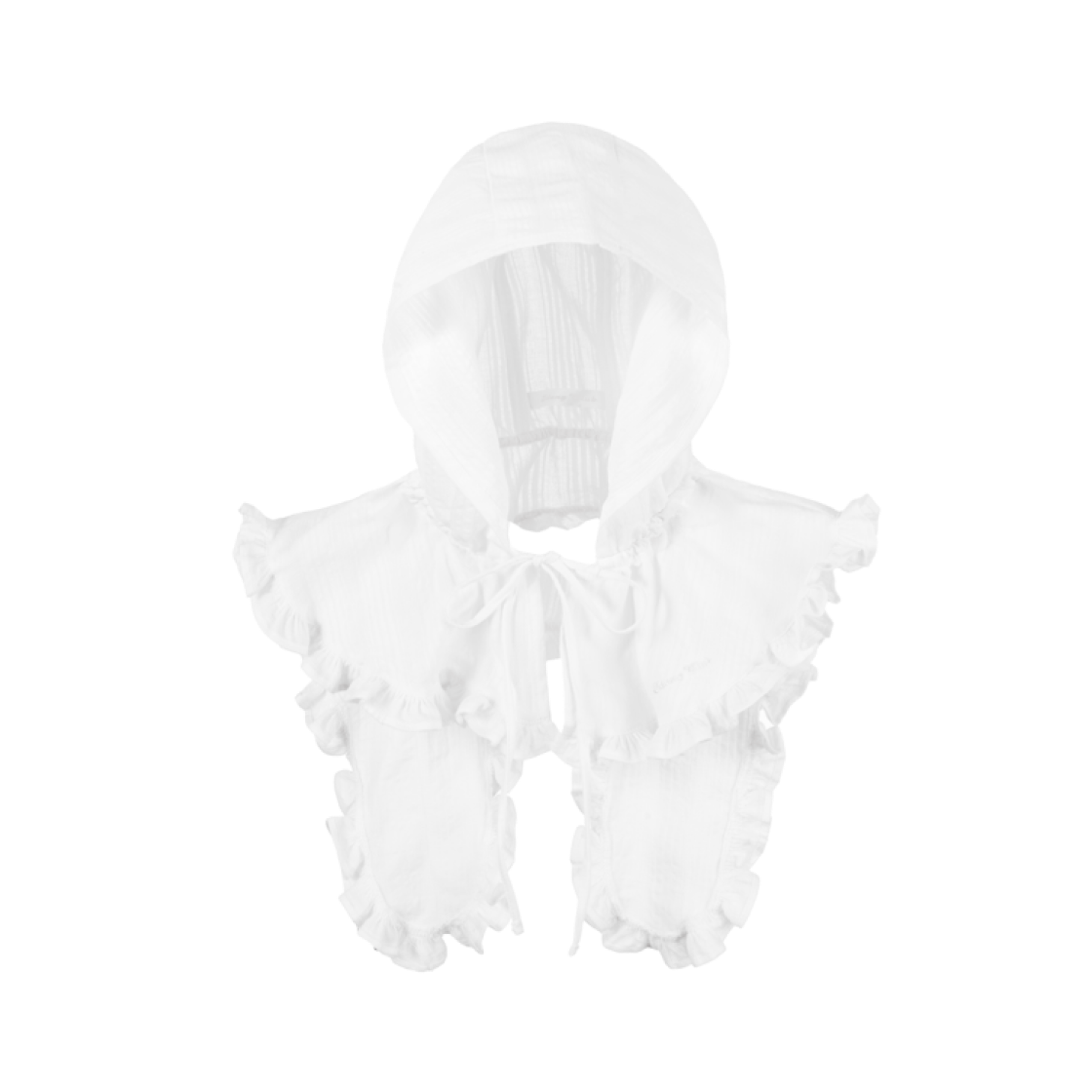 - (W) Idang Club Bunny Hood White