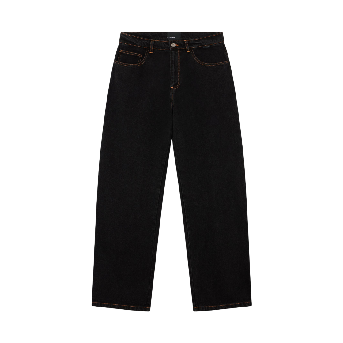 라스벳 배기 진 데님 팬츠 블랙(Rassvet Baggy Jean Denim Pant Black)