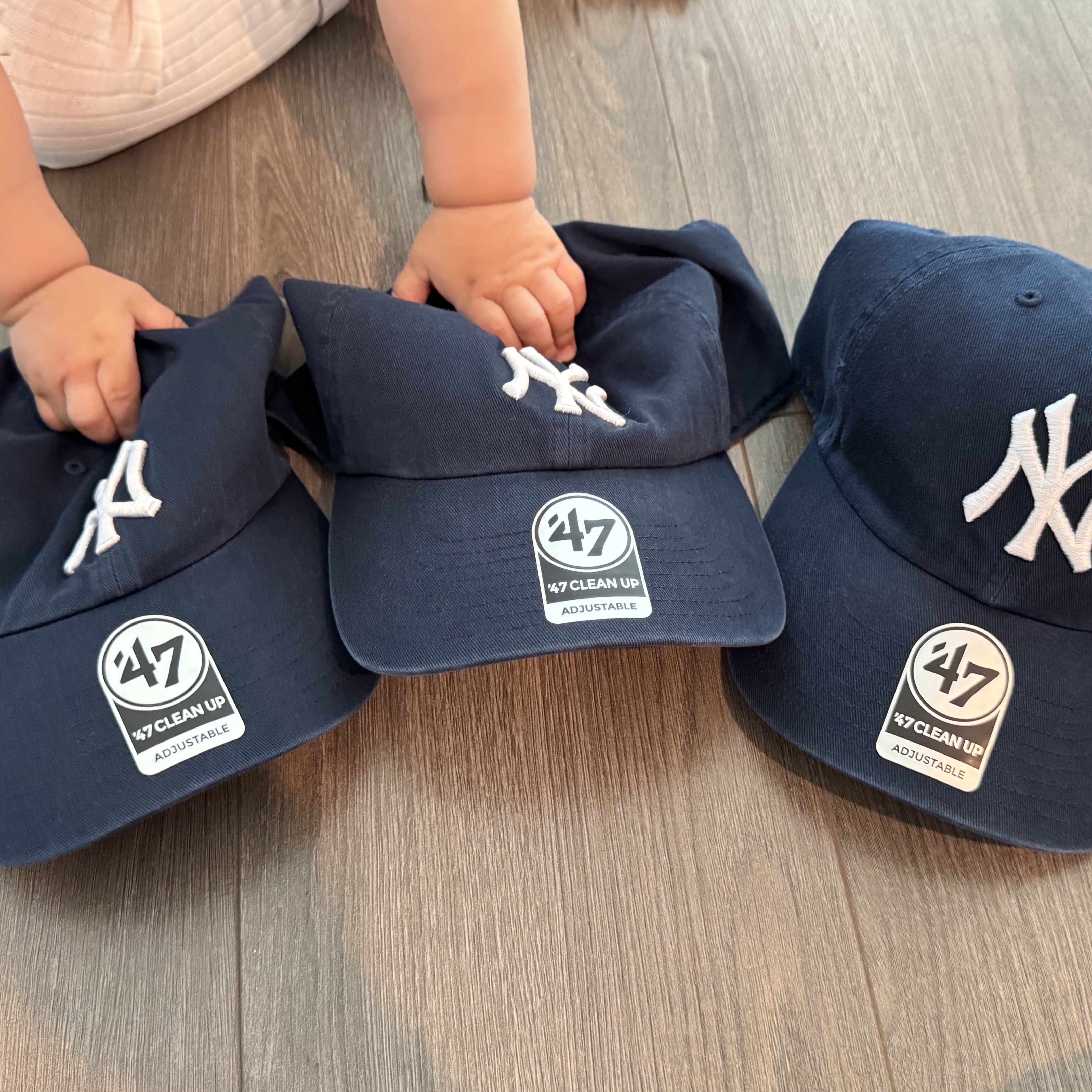 47 Brand New York Yankees Clean Up Navy 착용 스타일