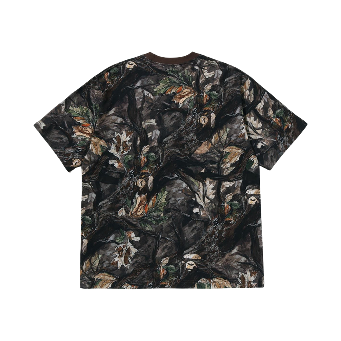 베이프 트리 엣지 카모 에이프 페이스 릴렉스드 핏 티셔츠 브라운(BAPE Tree Edge Camo Ape Face Relaxed Fit T-Shirt Brown) - 2