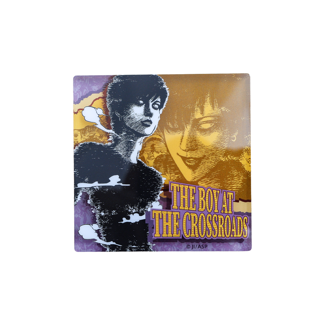 키쿠 이토준지 사거리의 미소년 아크릴블럭(KIKU Junji Ito The Handsome Man at the Crossroads Acrylic Block)