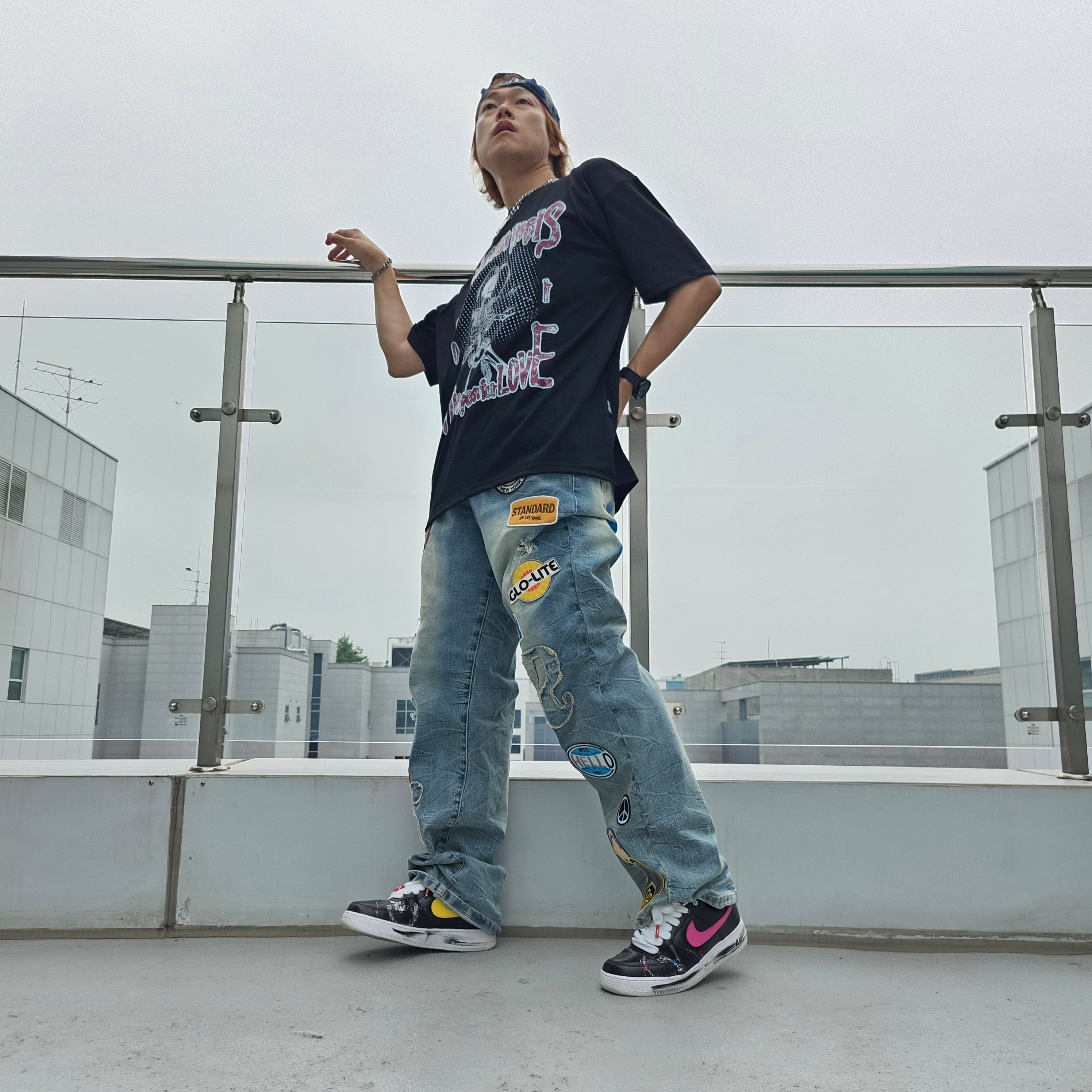 Diesel Dx1509 Stainless Steel Chain Necklace Silver, Nike x Peaceminusone Air Force 1 Low Para-Noise 3.0 Black and Multicolor 착용 스타일 - 3