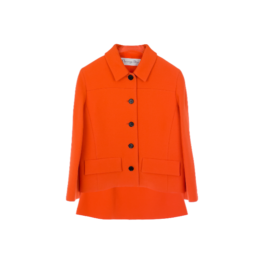 ITTGO8LVQDL4 Dior Cropped Jacket & Mini Skirt Set 36,40 Orange