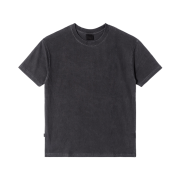 QT8 GARMENTS Pigment Plain Tee Charcoal