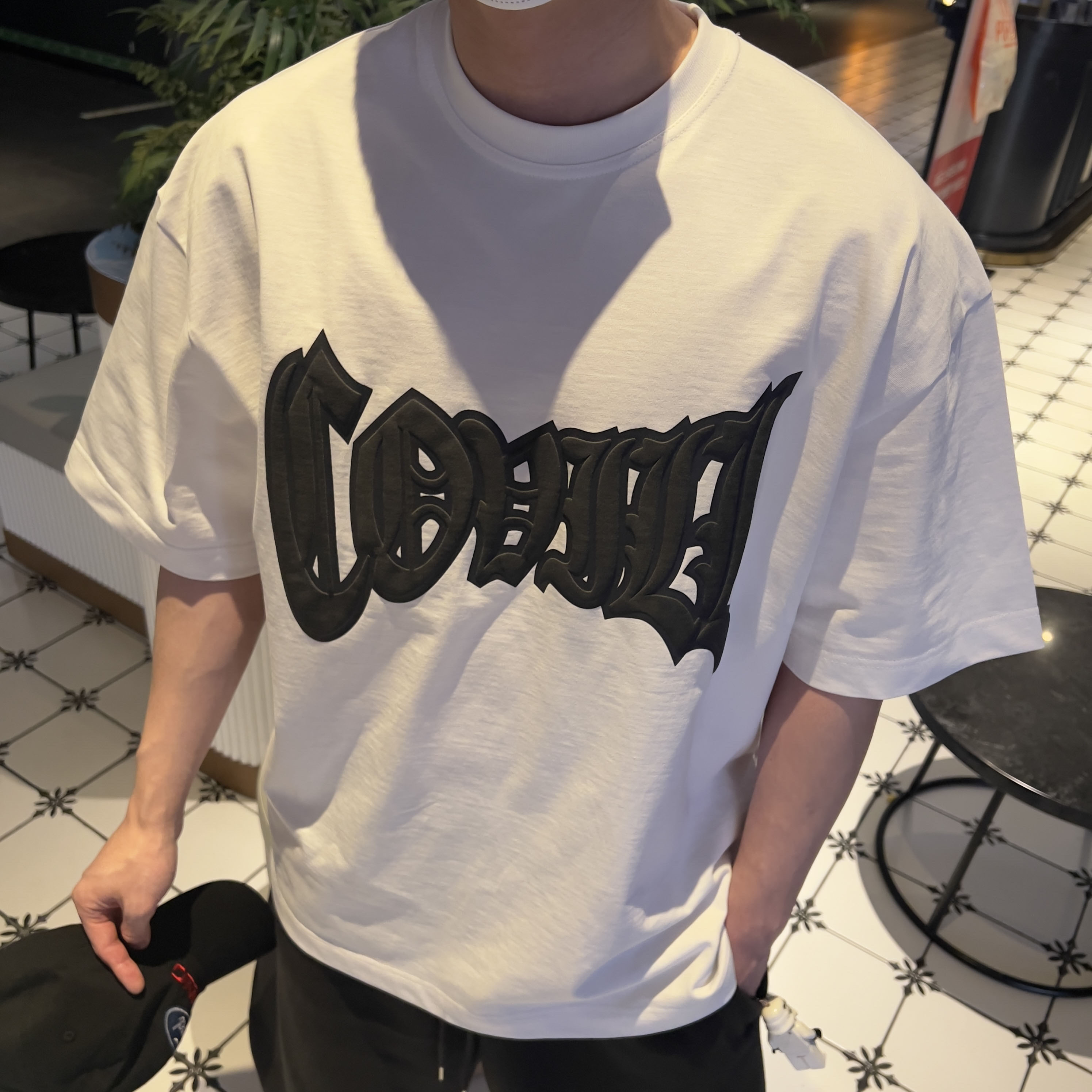 Oakley Factory Team x Brain Dead Jacquard Flesh Yellow Black 착용 스타일 - 6