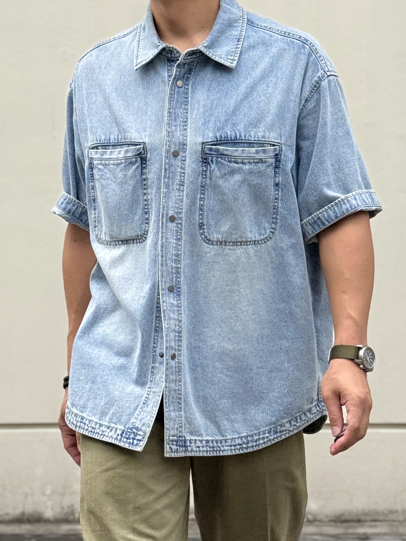 Paraboot Chambord Tex Lisse Cafe 착용 스타일 - 5