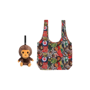 BAPE Baby Milo Plush Doll Eco Bag Brown (Set of 2)