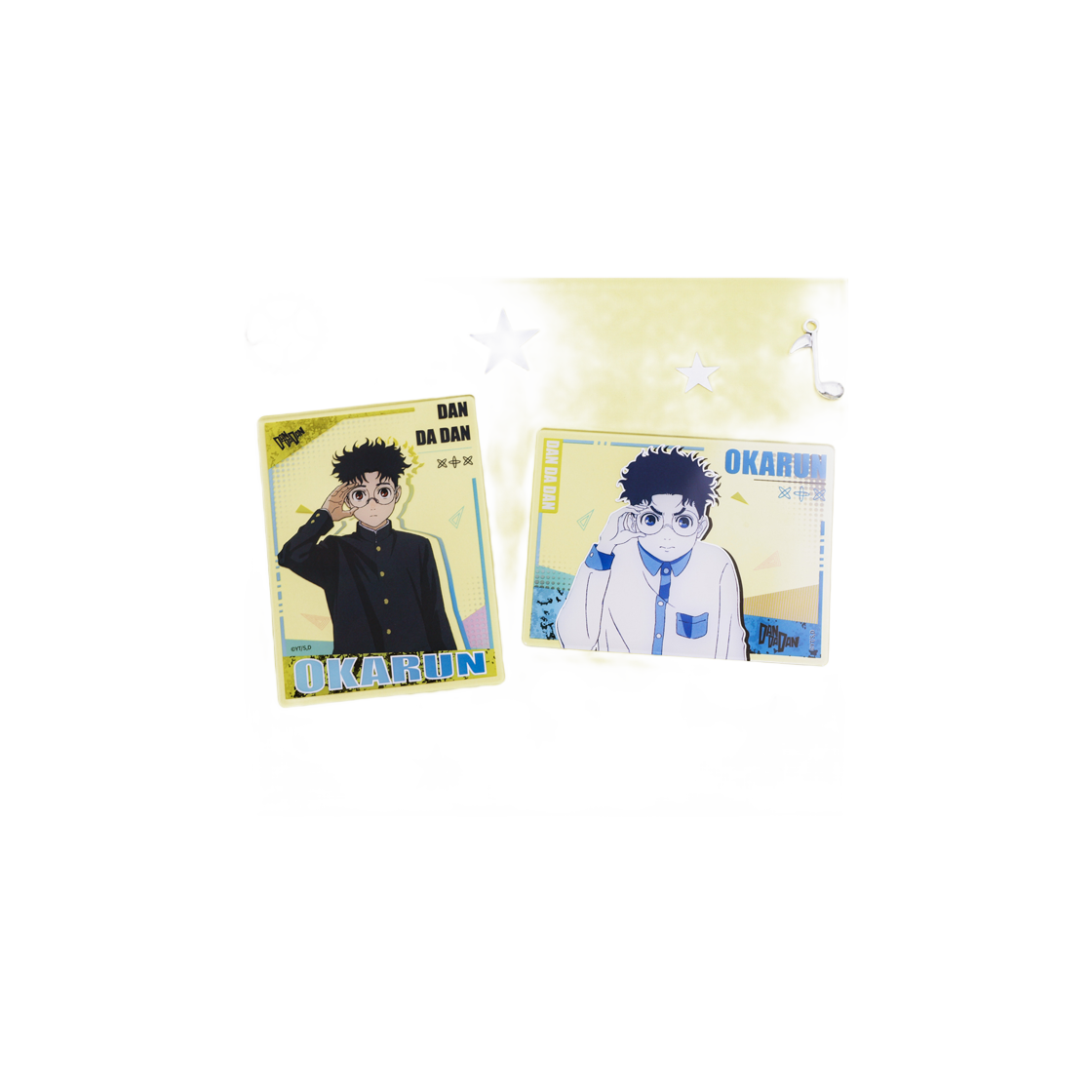 키쿠 단다단 오카룽 투명 아크릴카드(KIKU Dandadan Okarun Transparent Acrylic Card)