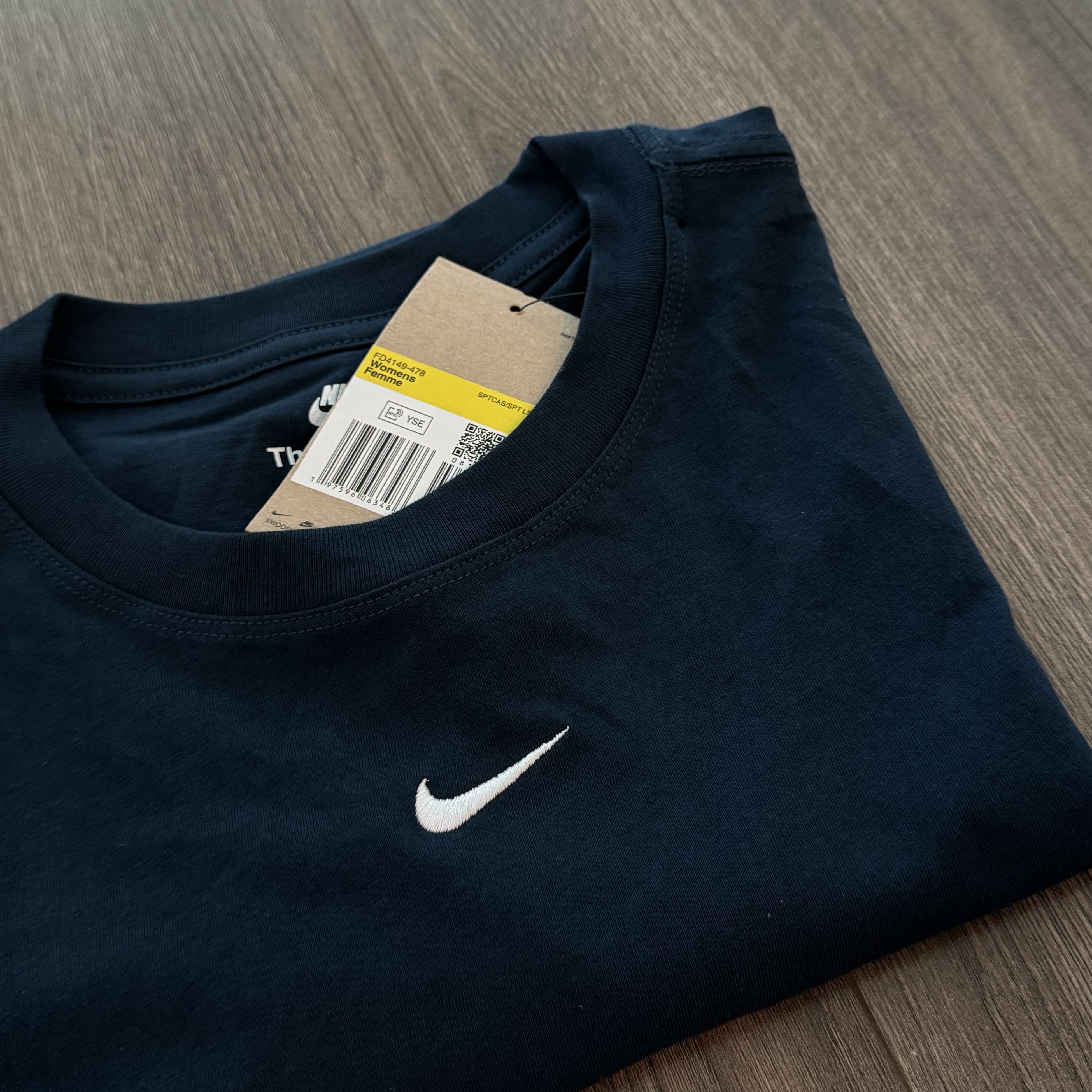 (W) Nike NSW T-Shirt Black - US/EU 착용 스타일