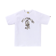 BAPE Tree Edge Camo College T-Shirt White