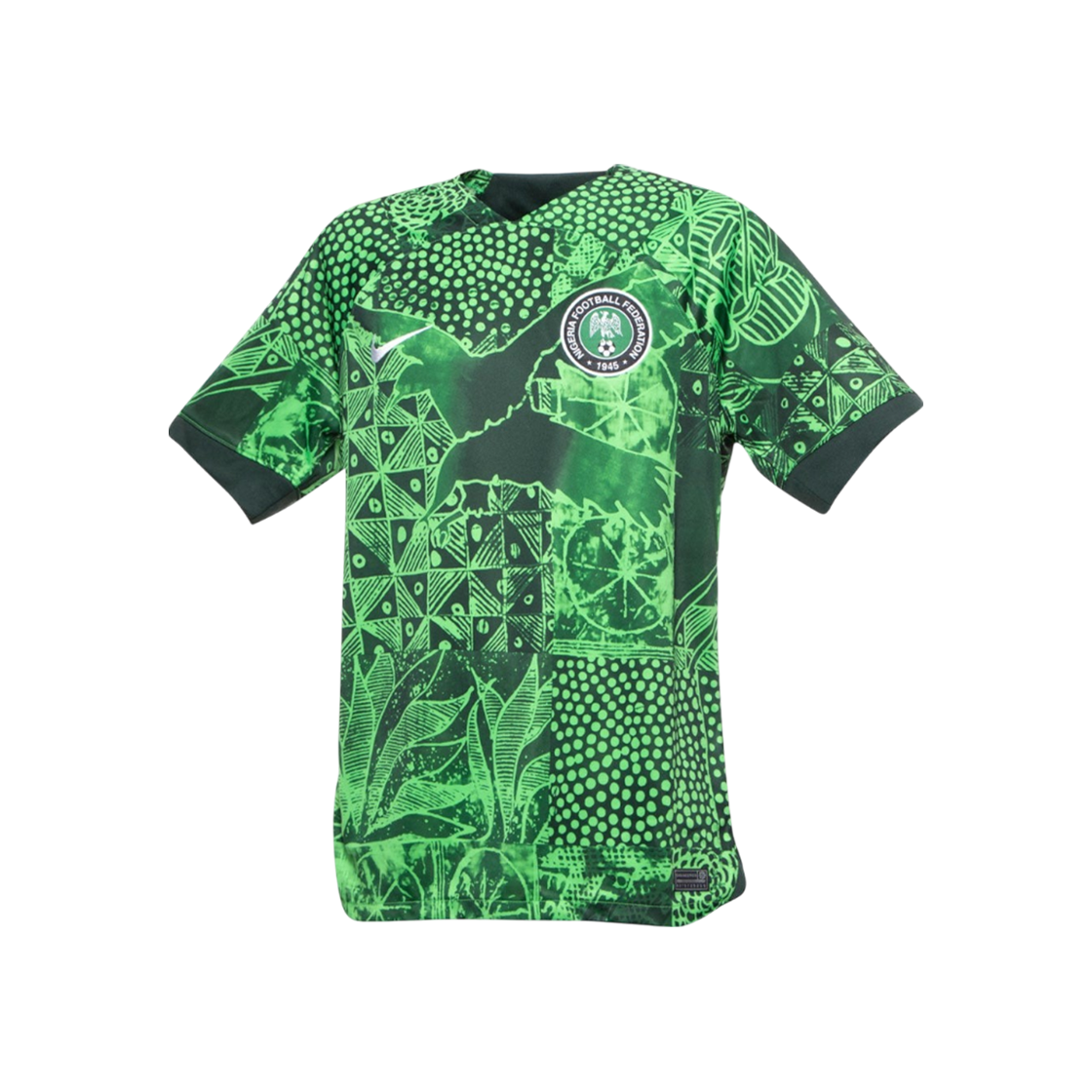 나이키 나이지리아 2022/23 스타디움 홈 저지 그린 스파크 파인 그린 (논 마킹 버전)(Nike Nigeria 2022/23 Stadium Home Jersey Green Spark Pine Green (Non Marking Ver.)) - 1