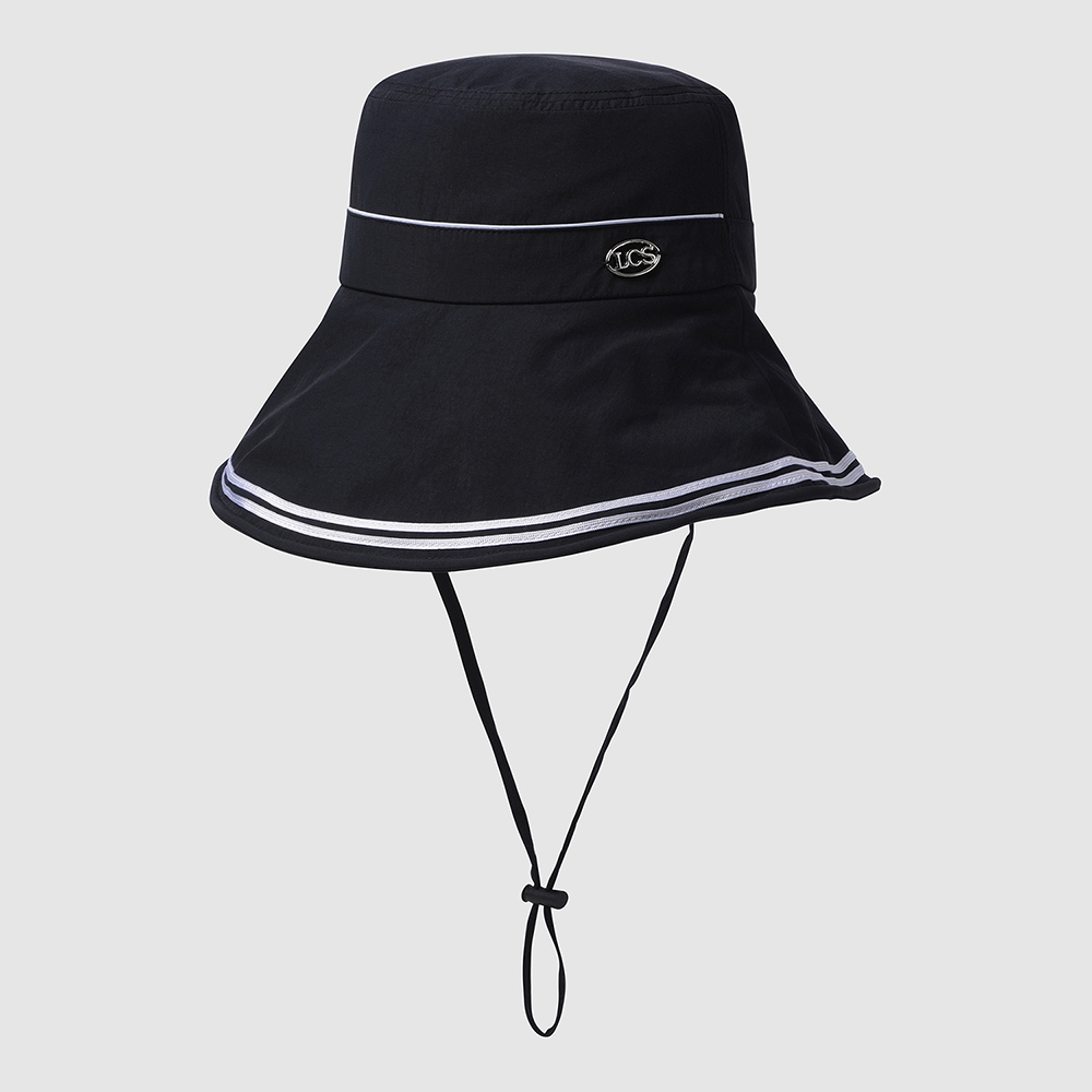 르꼬끄 스포르티브 여성 와이드 버킷햇 - 블랙(QQ222WCP42)(le coq sportif Women's Wide Bucket Hat Black) - 2