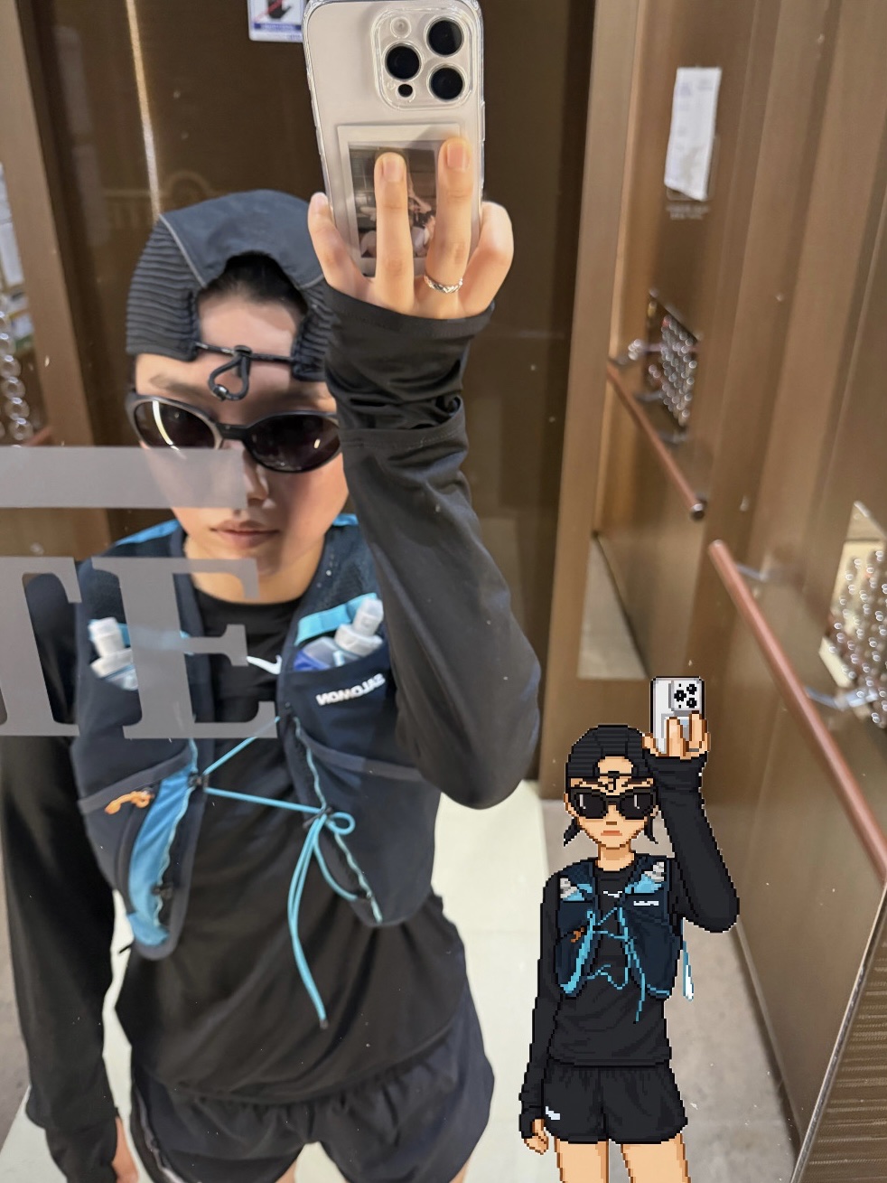 Oakley Eye Jacket Redux Matte Black Frame Prizm Grey Lenses High Bridge Fit, (W) On Running x Post Archive Faction (Paf) Cloudmonster 2 Black Magnet 착용 스타일 - 1
