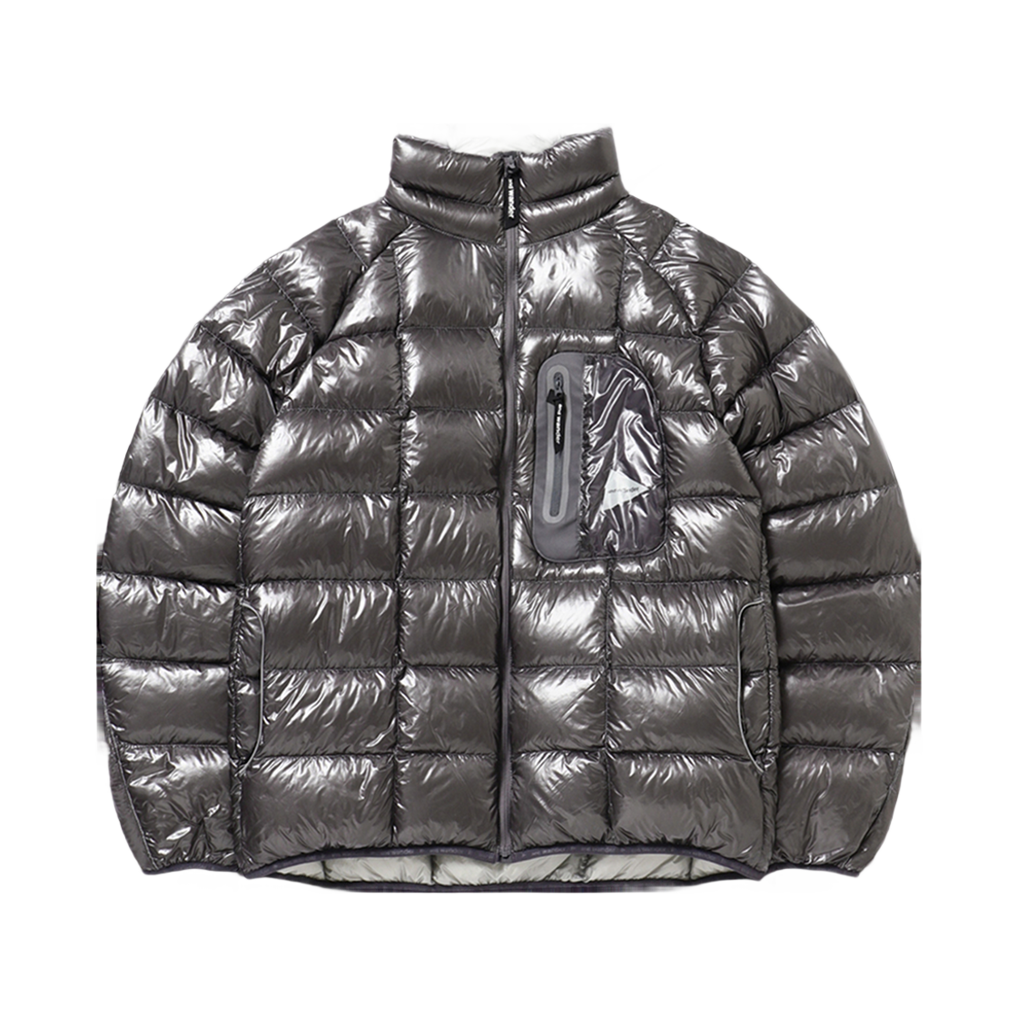 W31D6JD002_GY and wander Diamond Stitch Down Jacket