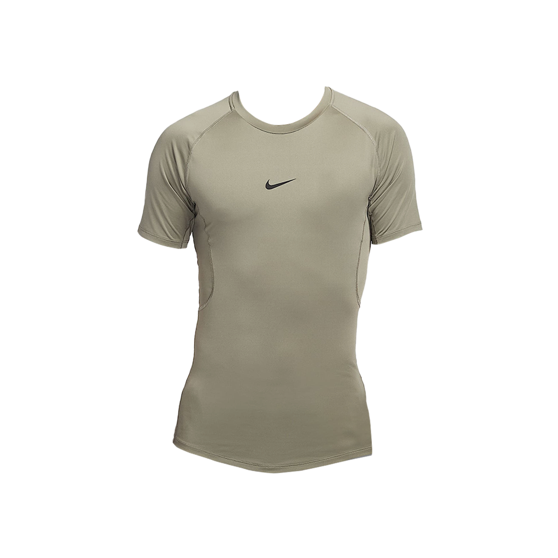 나이키 프로 드라이핏 타이트 숏슬리브 피트니스 탑 라이트 아미 - 아시아(Nike Pro Dri-Fit Tight Short Sleeve Fitness Top Light Army - Asia)