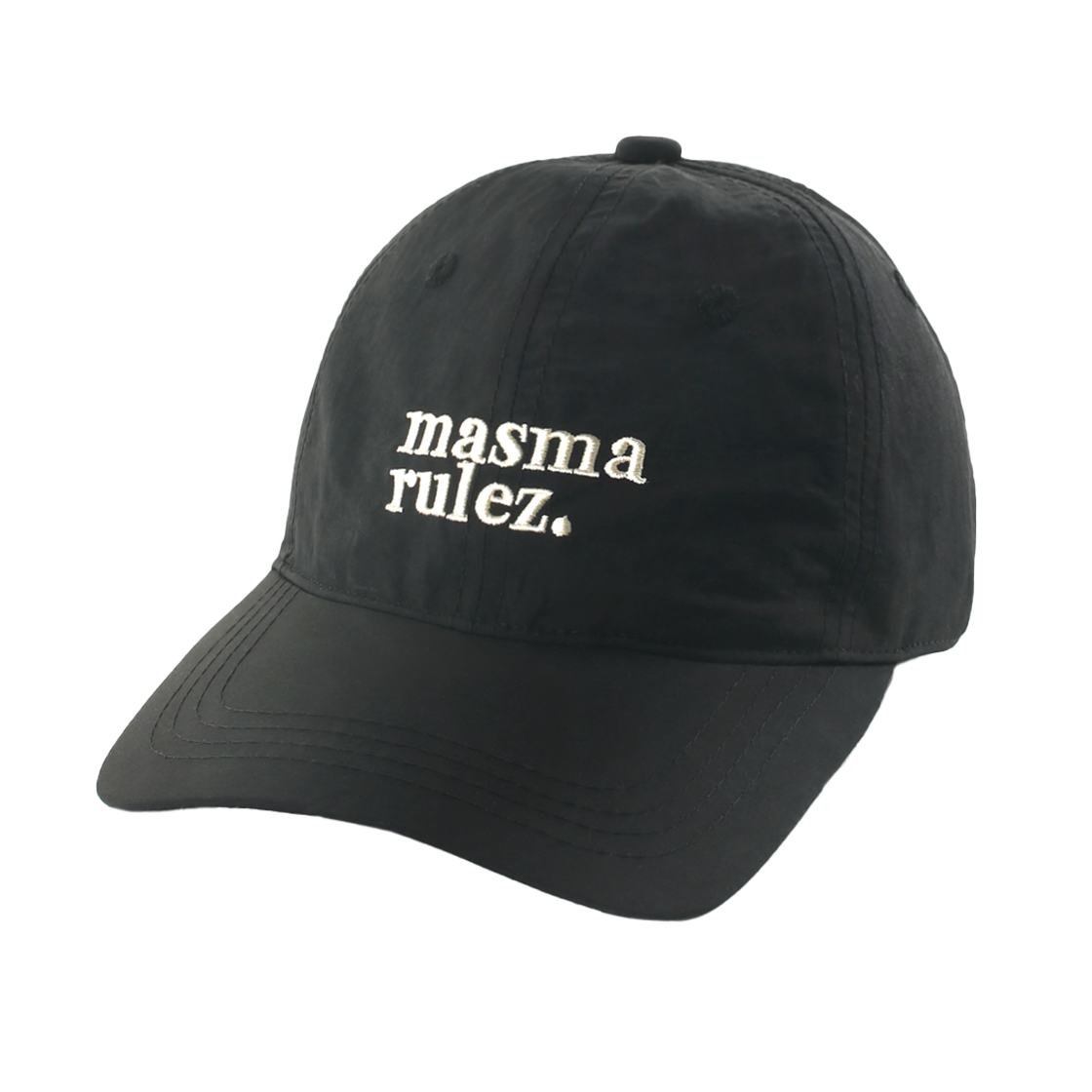 BALLCAPBL MASMARULEZ Msmrz Logo Ball Cap Black