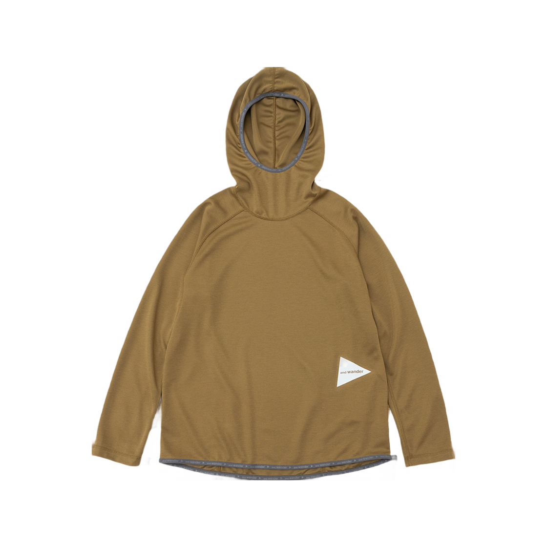 W31D6FH004_BG and wander Dry Jersey Ls Hoodie