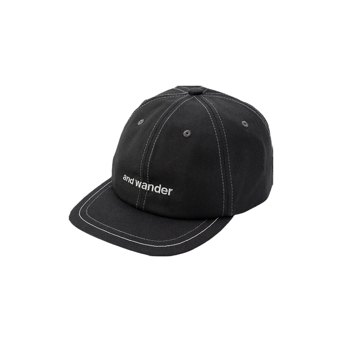 W31D6CP010_BK and wander Cotton Twill Cap