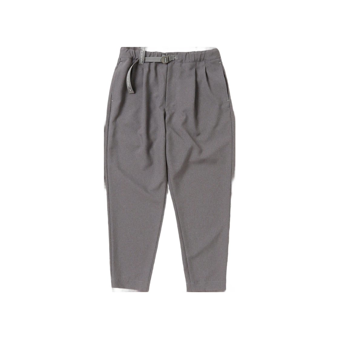 W31D6FP010_GY and wander PE Melange Twill Pants