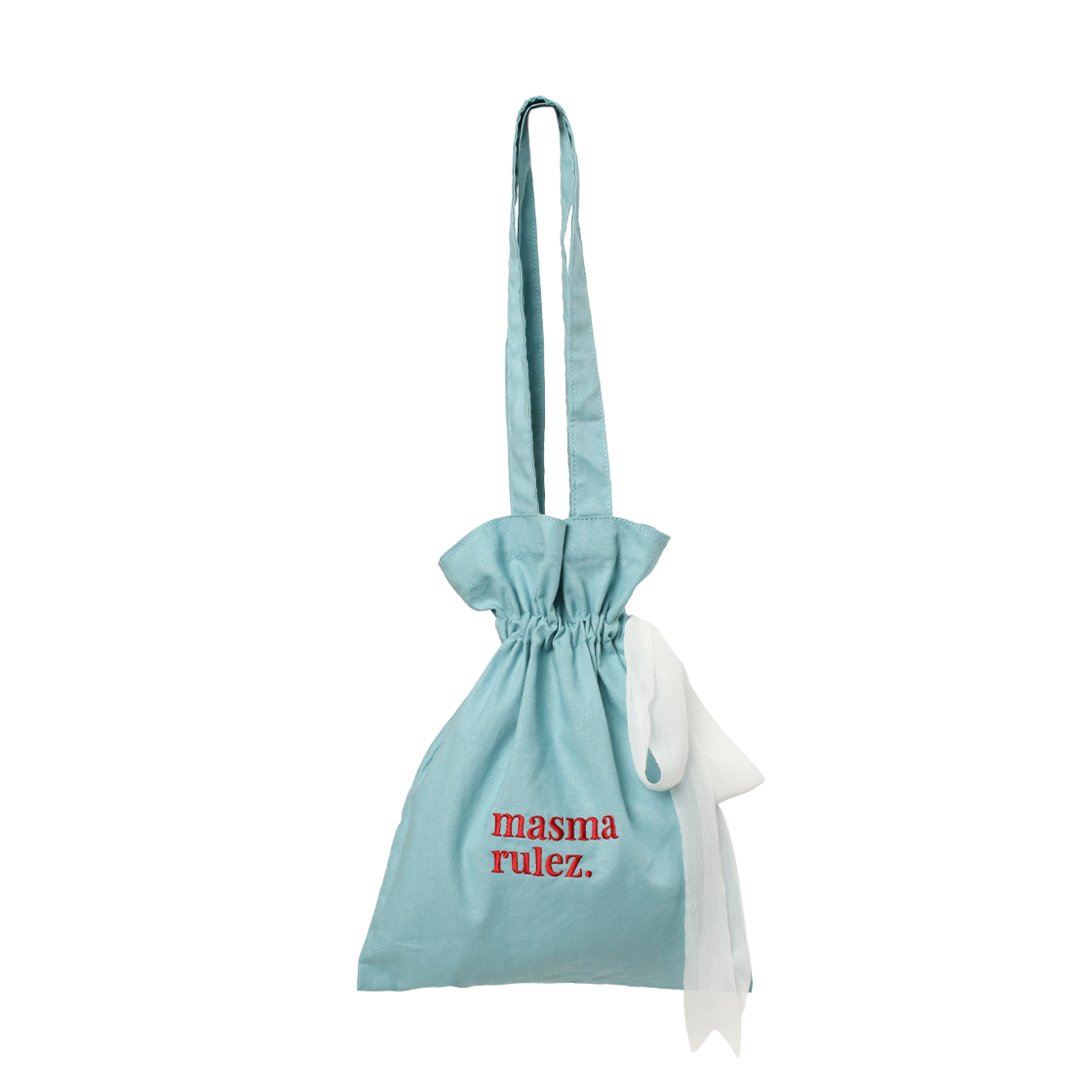 ★masmarulez★ Ribbon eco bagmint MUSINSA | MASMARULEZ Ribbon eco bag_mint