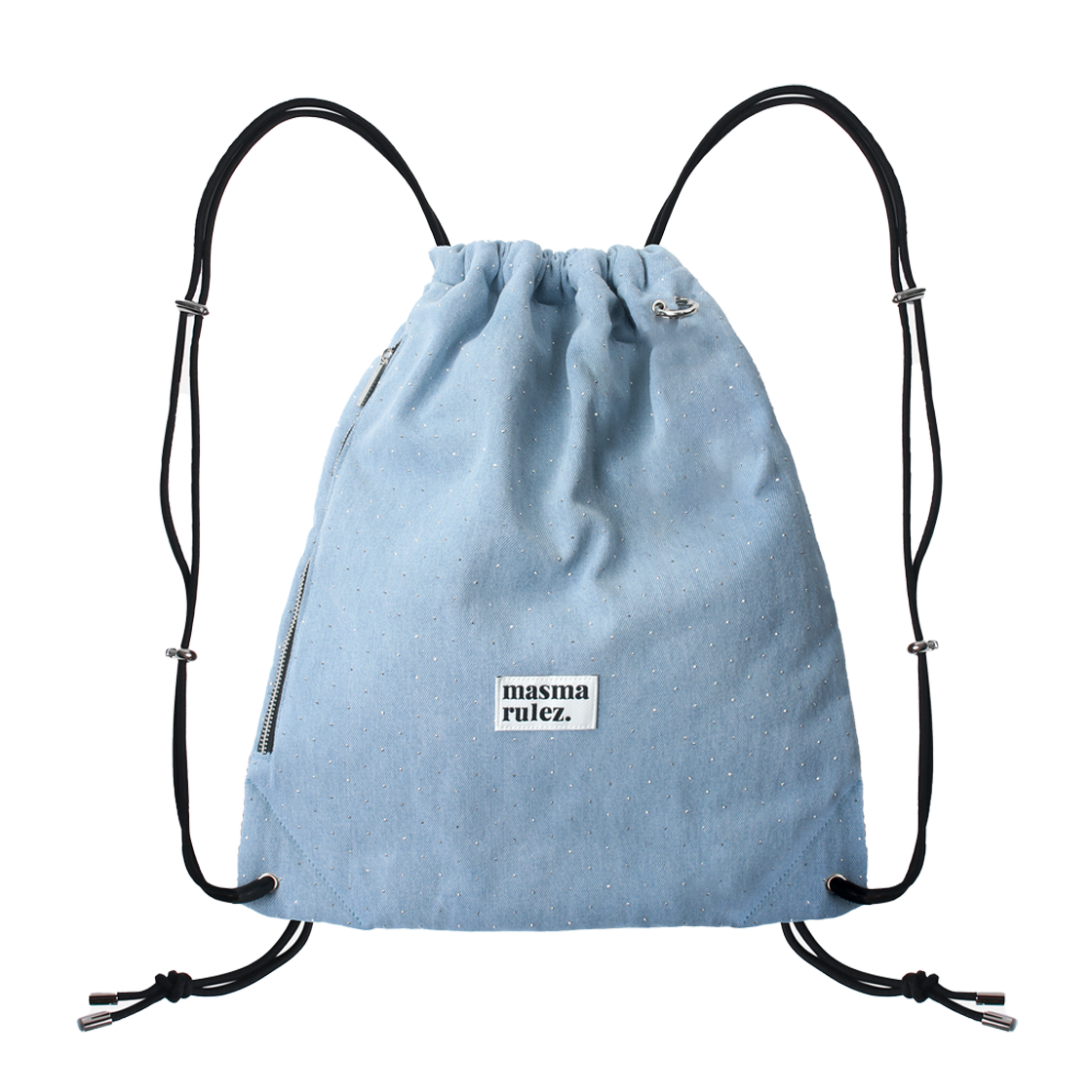 バックパック・リュック masmarulez Gym sack string bag hawaii denim 5011172175 Masmarulez] Gym sack string bag _ Hawaii denim – Nyfashioncity
