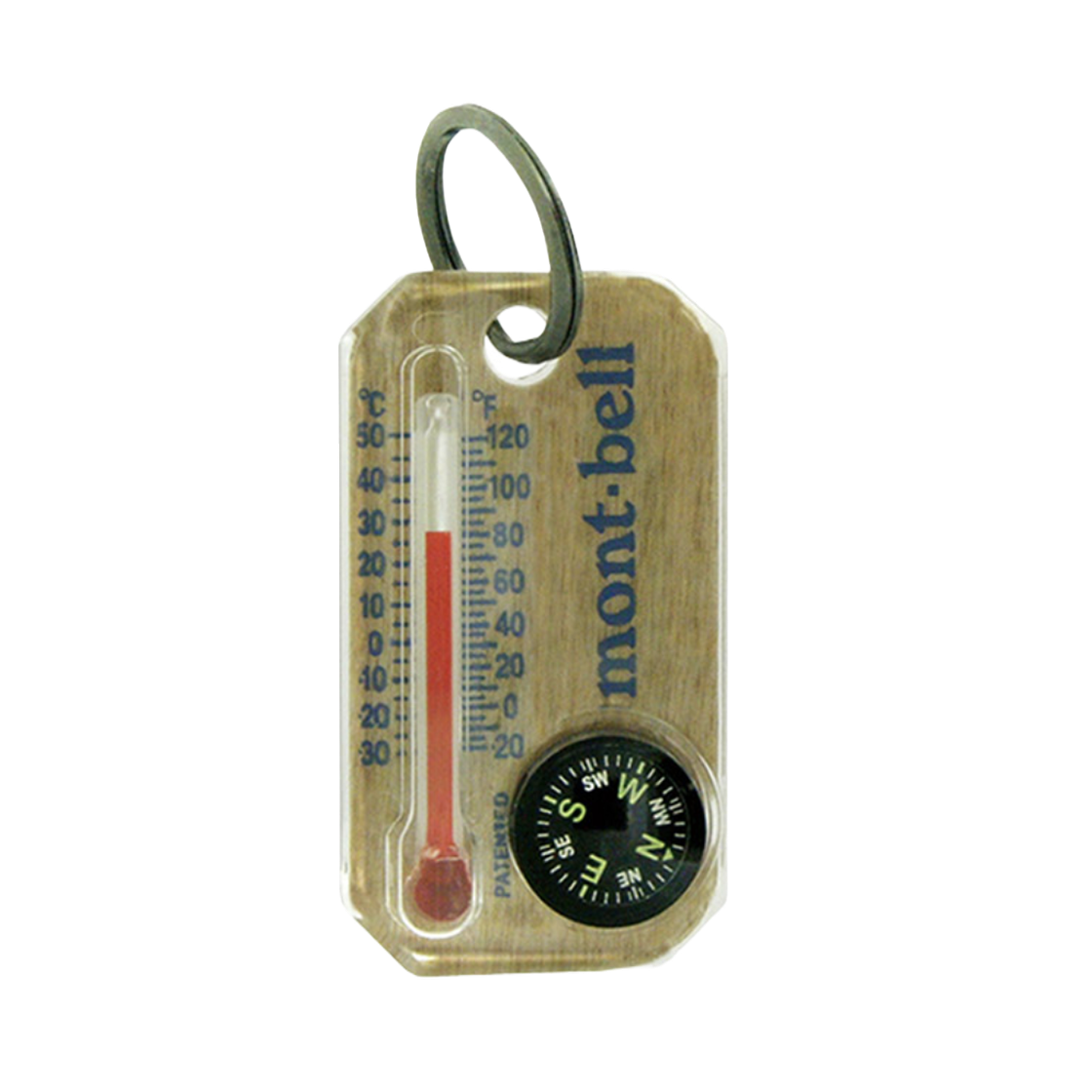 몽벨 써모 컴파스 키링 라이트 브라운(Montbell Thermo Compass Keyring Light Brown) - 1