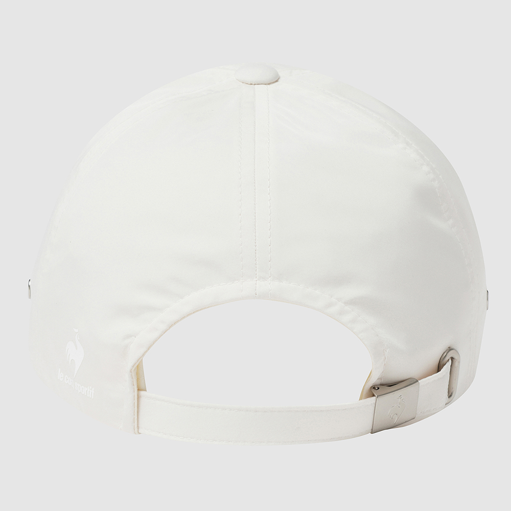 르꼬끄 스포르티브 우먼스 샤틴 볼캡 - 화이트(QQ222WCP41)(le coq sportif Women's Satin Ball Cap Cream) - 4
