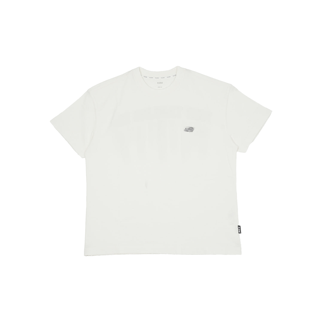 케이지엠 타임리스 반팔 티셔츠 화이트(KZM Timeless T-Shirt White)