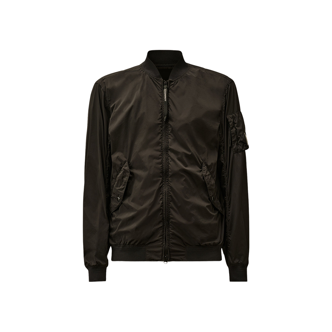 C.P. 컴퍼니 나이크라-R 봄버 자켓 블랙 - 25SS(C.P. Company Nycra-R Bomber Jacket Black - 25SS)