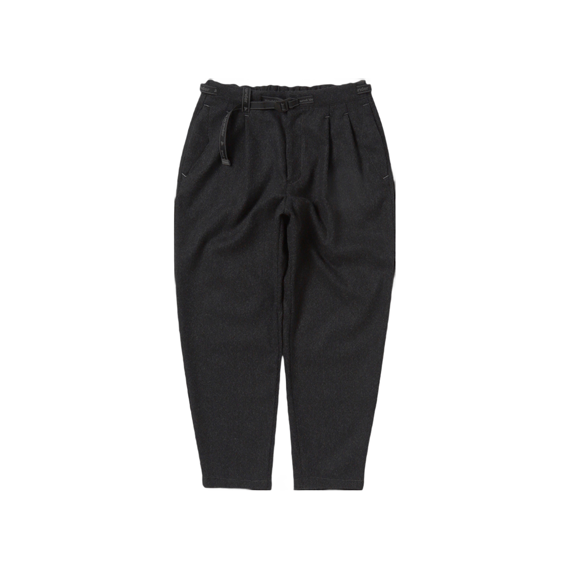 W31D6FP007_GY and wander Rewool Tweed Tapered Pants
