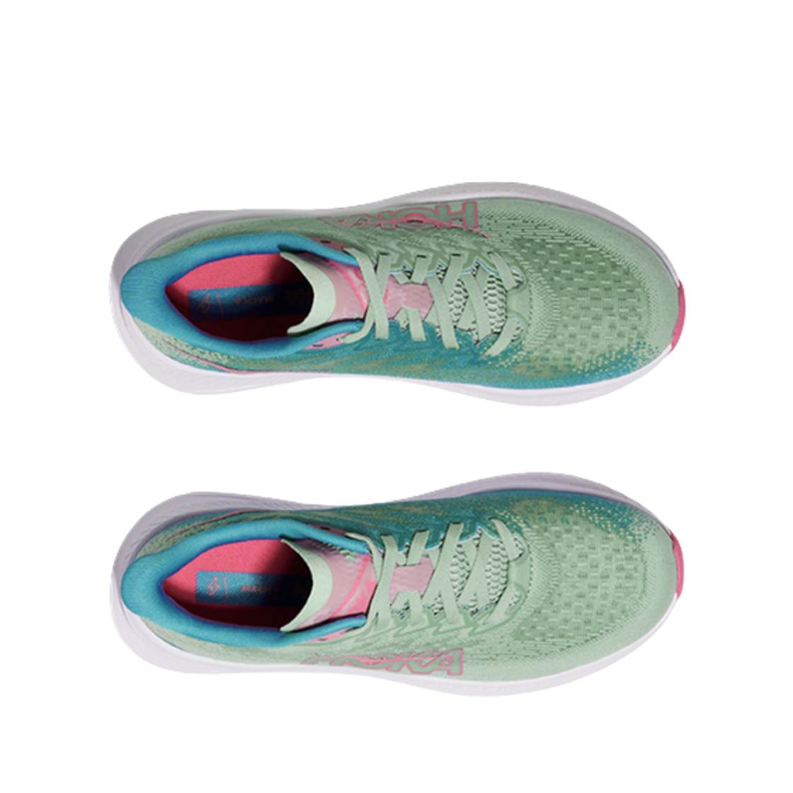 (W) 호카 마하 6 제이다이트 알파인 블루 - 와이드((W) Hoka Mach 6 Jadeite Alpine Blue - Wide) - 2