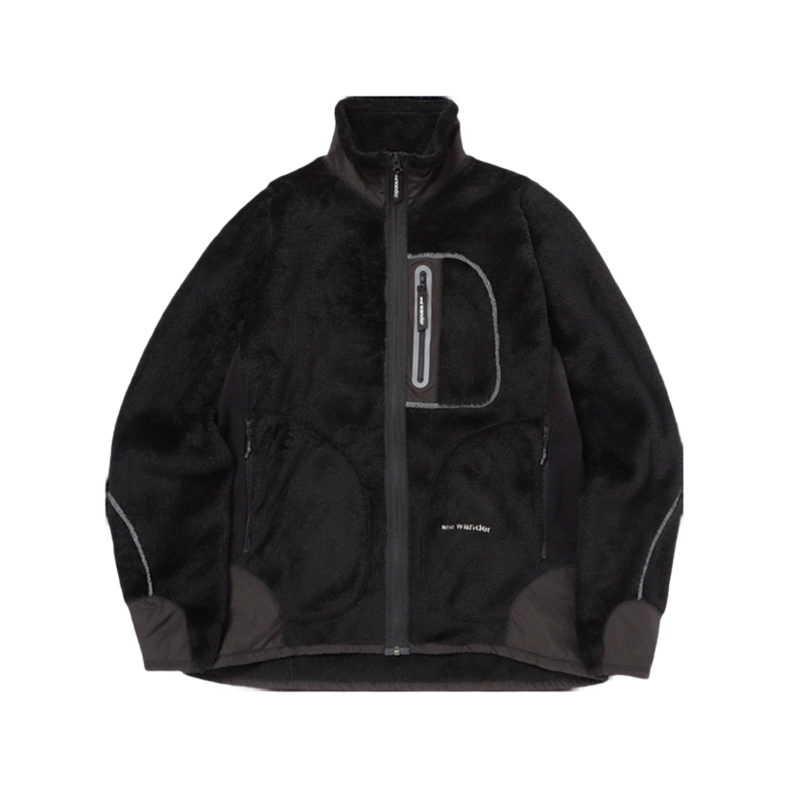 W31D6FT002_BK and wander High Loft Fleece Jacket