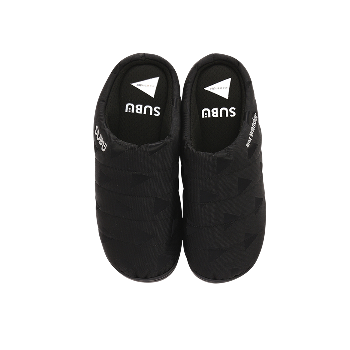 W31D6SE001_BK and wander x subu Triangle JQ Permanent Sandal