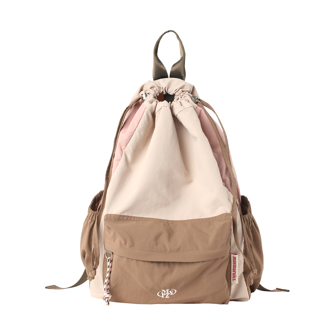 마스마룰즈 믹스드 이지 드로우 백팩 핑크 샌드 | MASMARULEZ