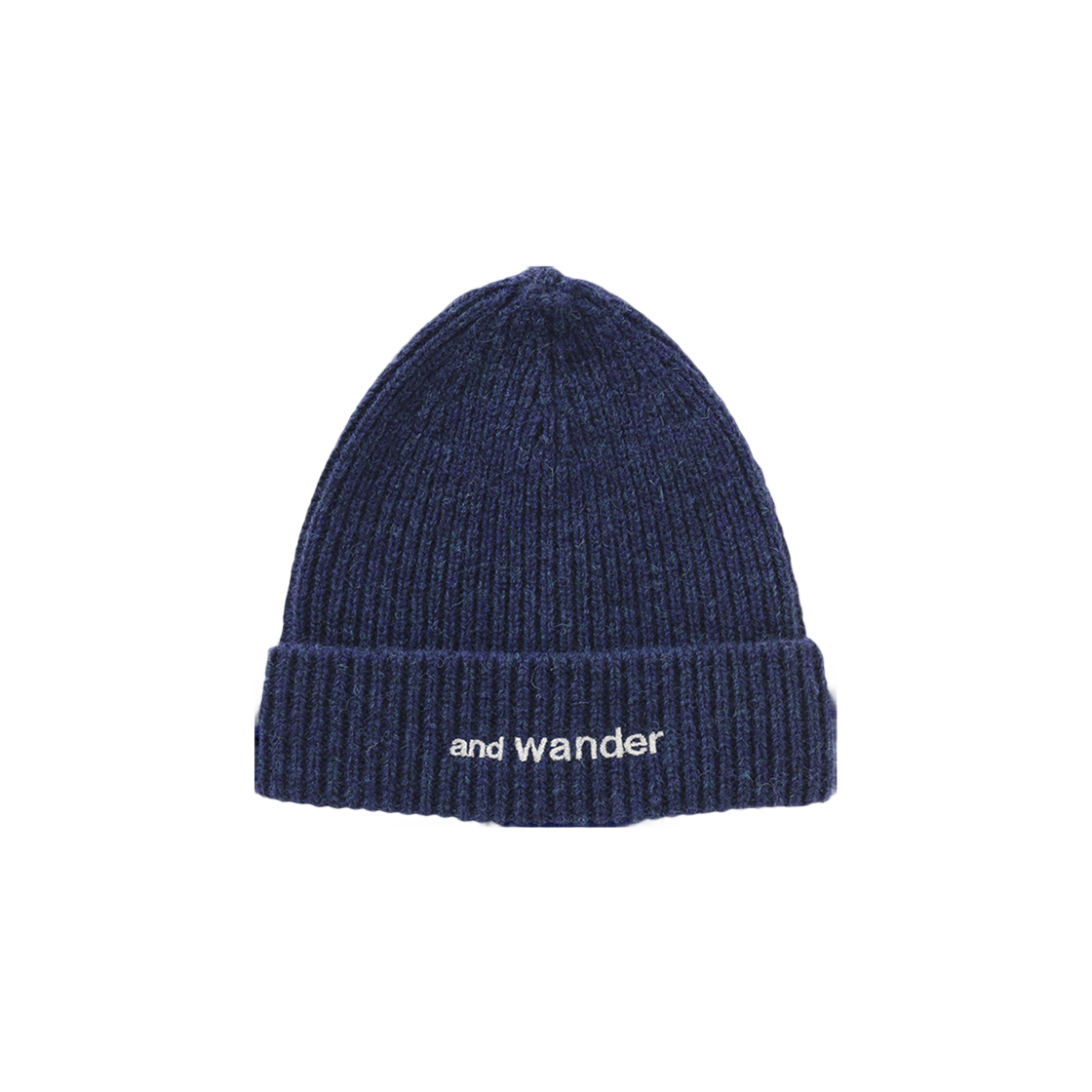W31D6CP003_BL and wander Shetland Wool Knit Cap