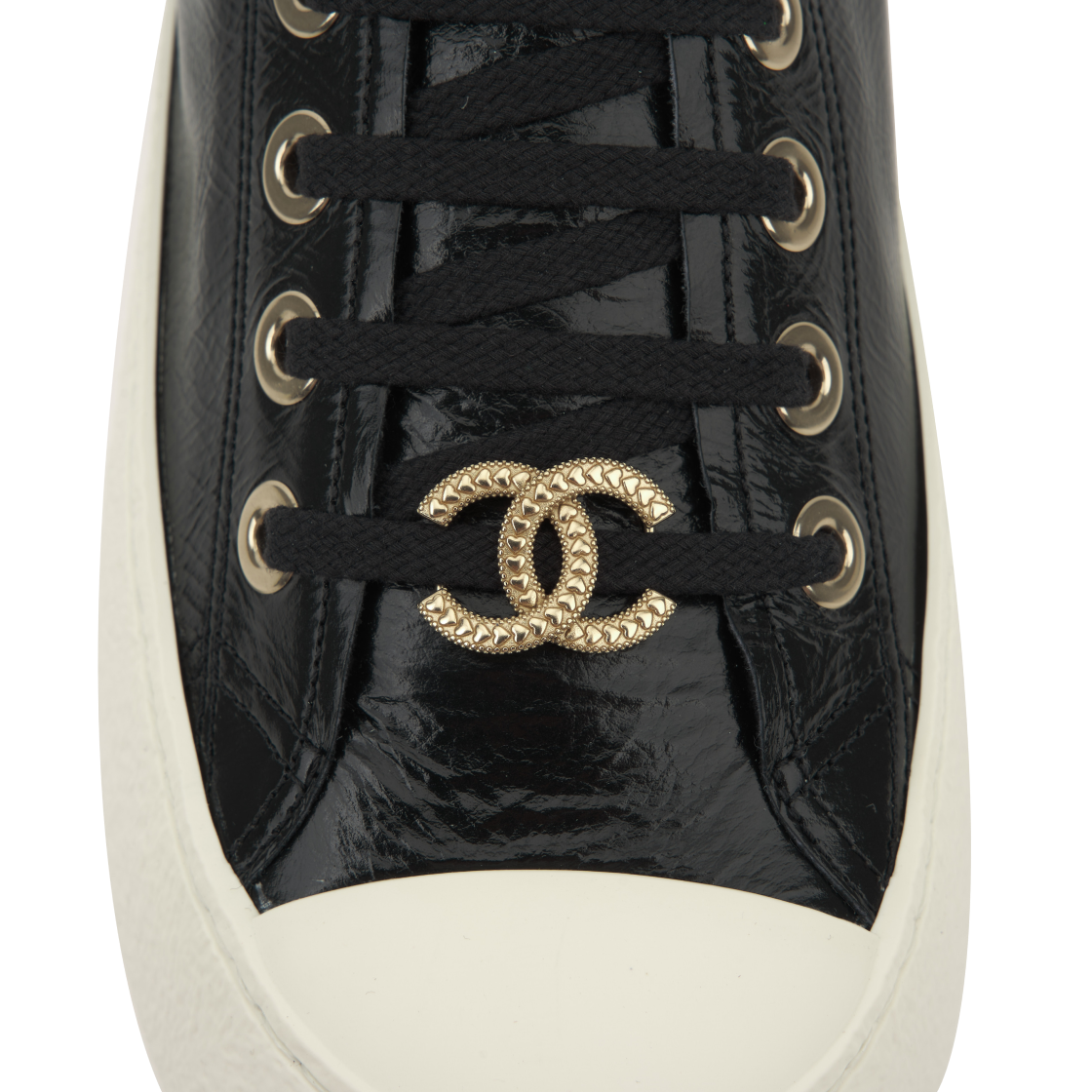 (W) 샤넬 스니커즈 카프스킨 & 블랙((W) Chanel Sneakers Calfskin & Black) - 7