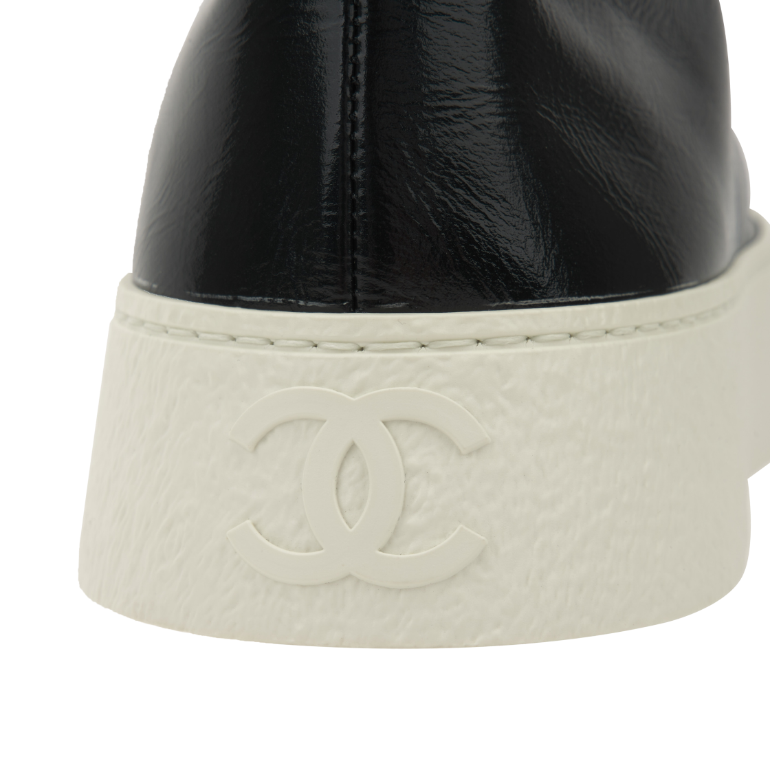 (W) 샤넬 스니커즈 카프스킨 & 블랙((W) Chanel Sneakers Calfskin & Black) - 8